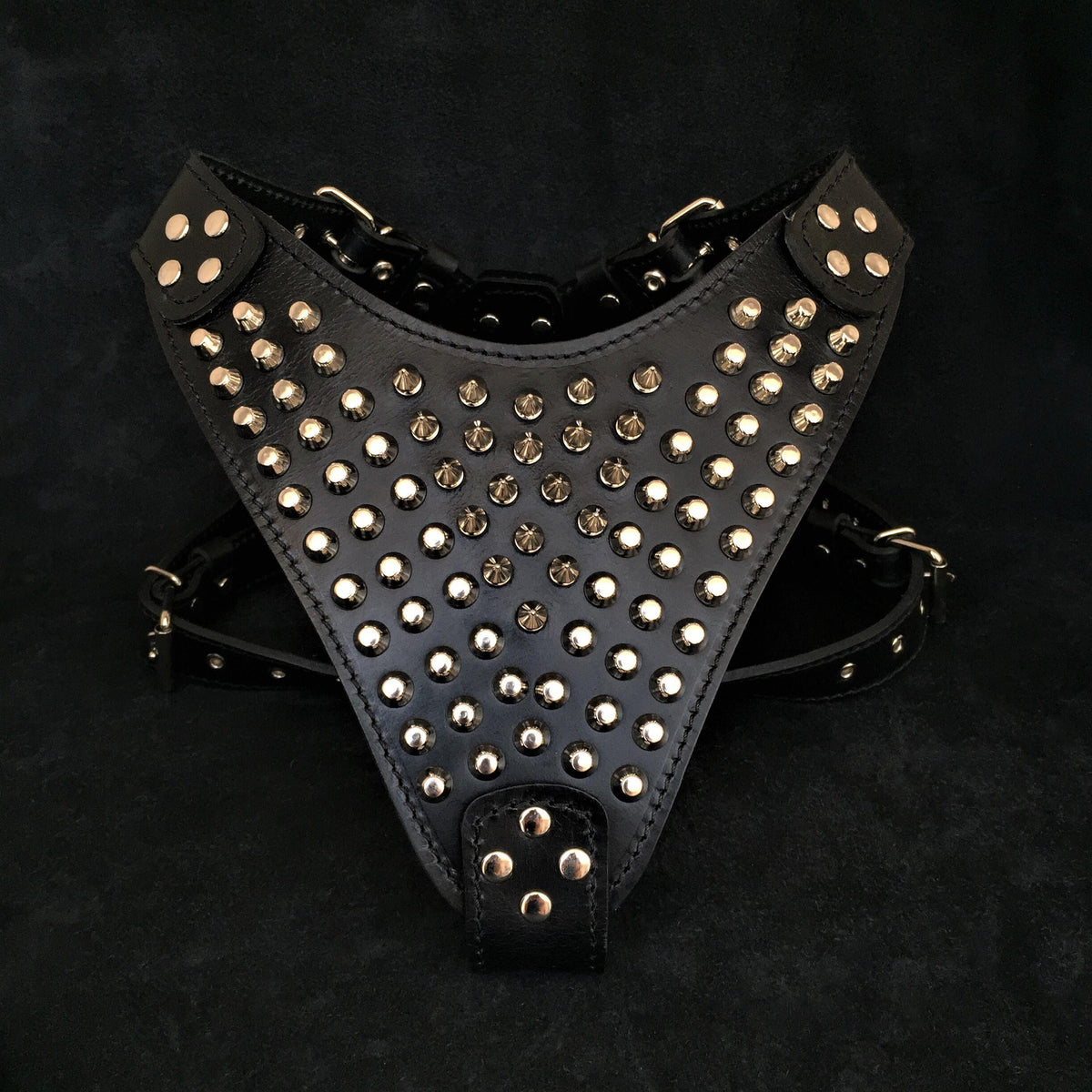 Bestia Gladiator Leather Dog Harness