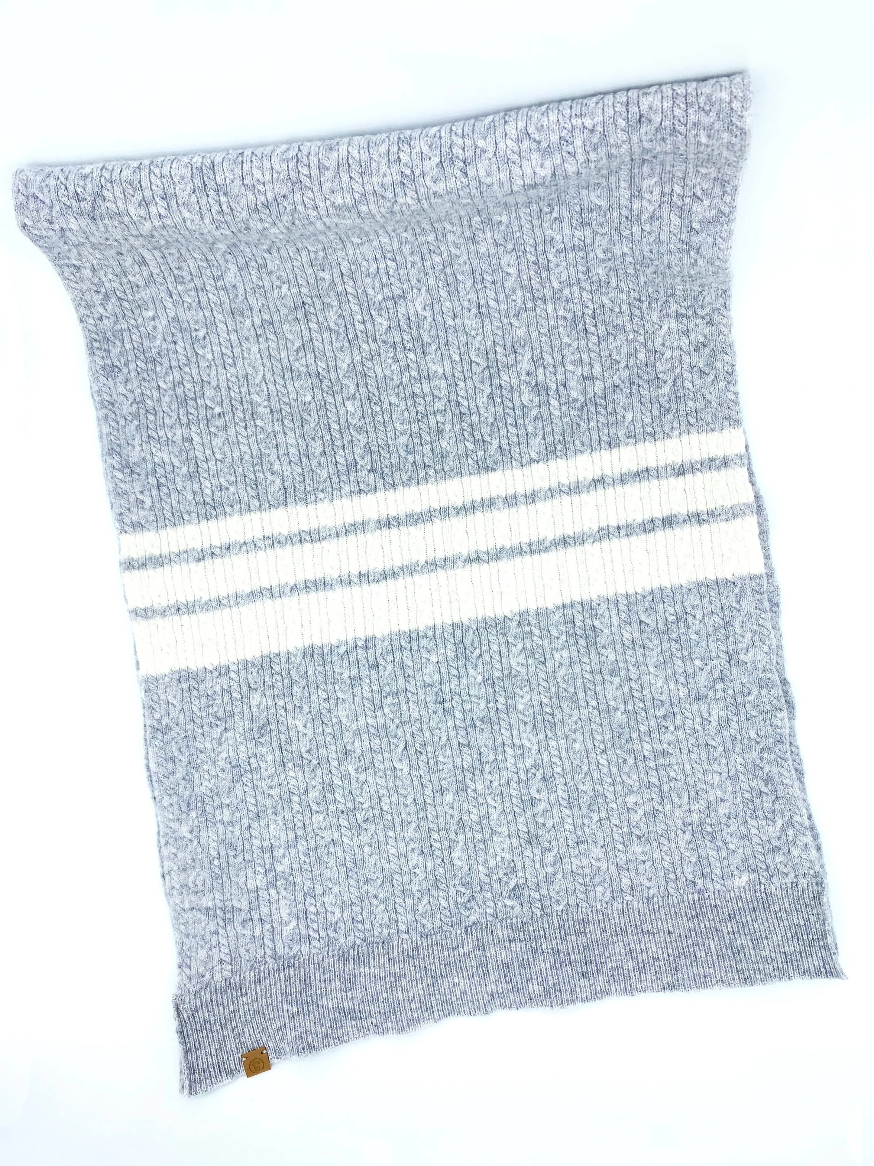Cashmere Blend Scarf sets for Pets and their humans, Heather Grey BESPOKE PAWS