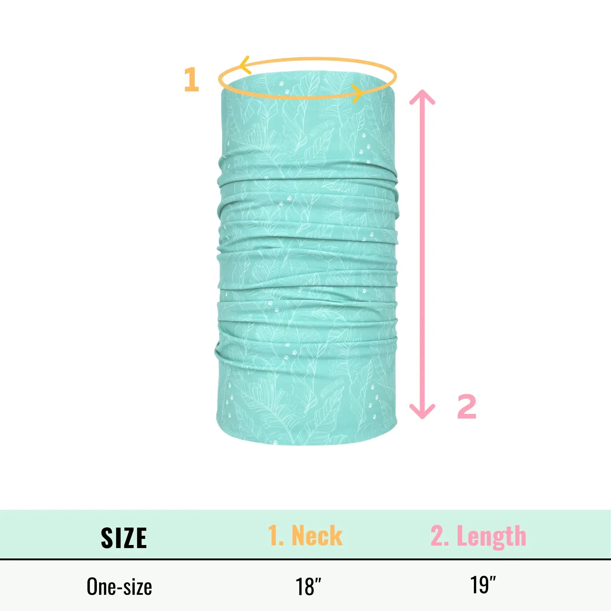 CoolingPals Human Cooling Neck Gaiter WOOFESSENTIAL