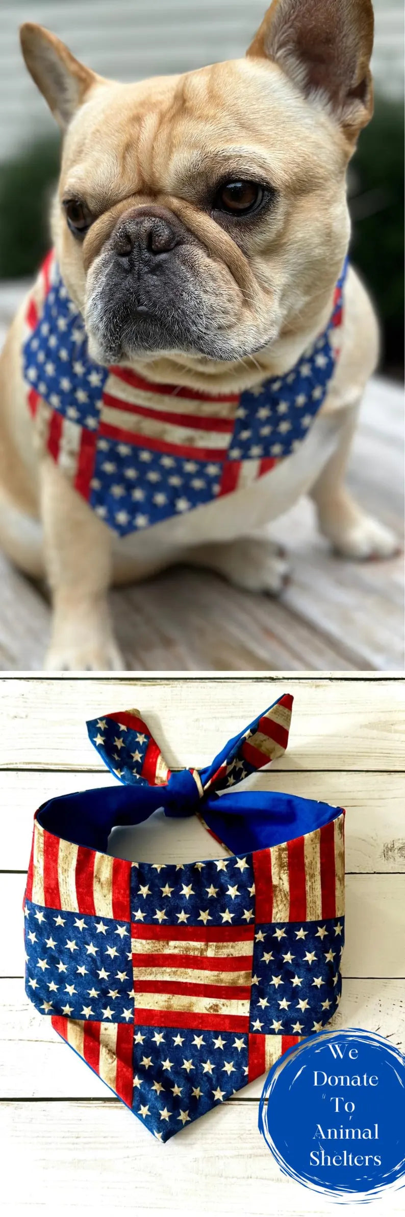 USA Dog Bandana Happy Tails Outfitters