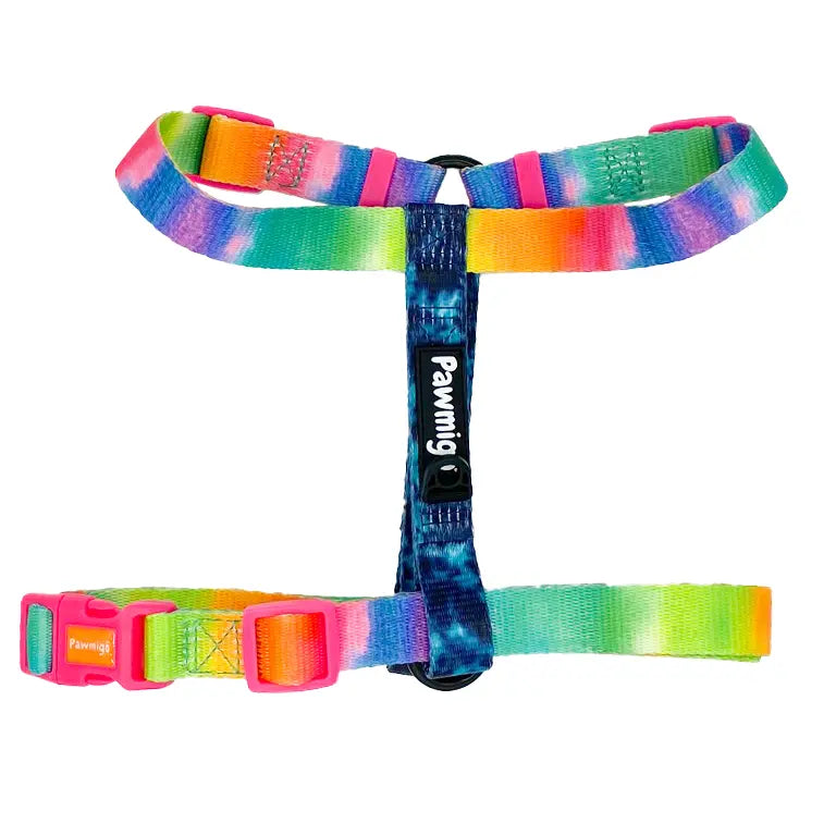 Tie-Dye For Free-Fit Harness Pawmigo