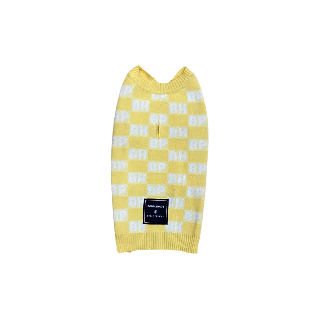 BP X BH Check Sweater vest BESPOKE PAWS