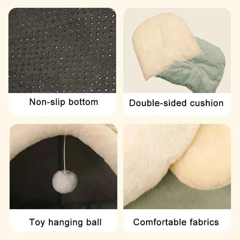 CozyNest Foldable Pet Cave