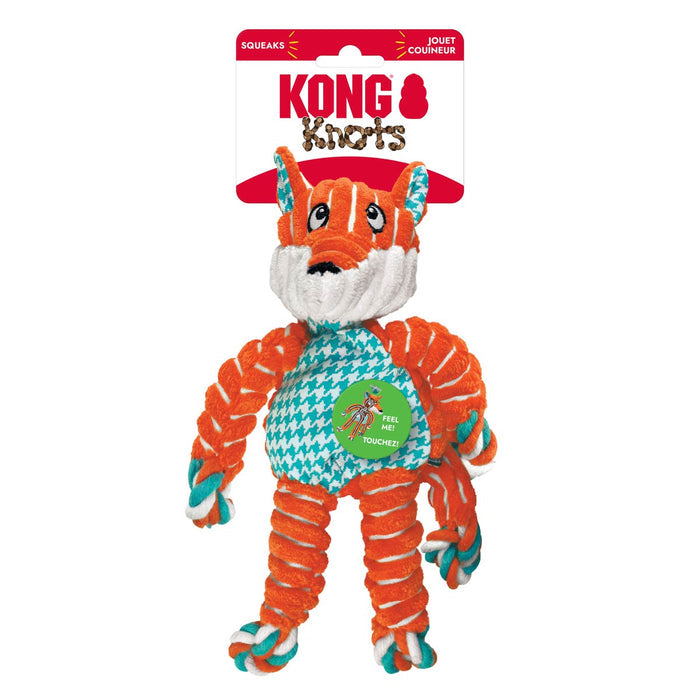 KONG Floppy Knots Fox detail