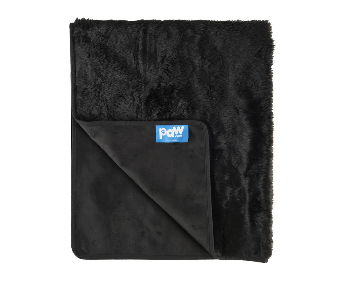 PupProtector™ Summer Short Fur Waterproof Throw Blanket - Midnight Black
