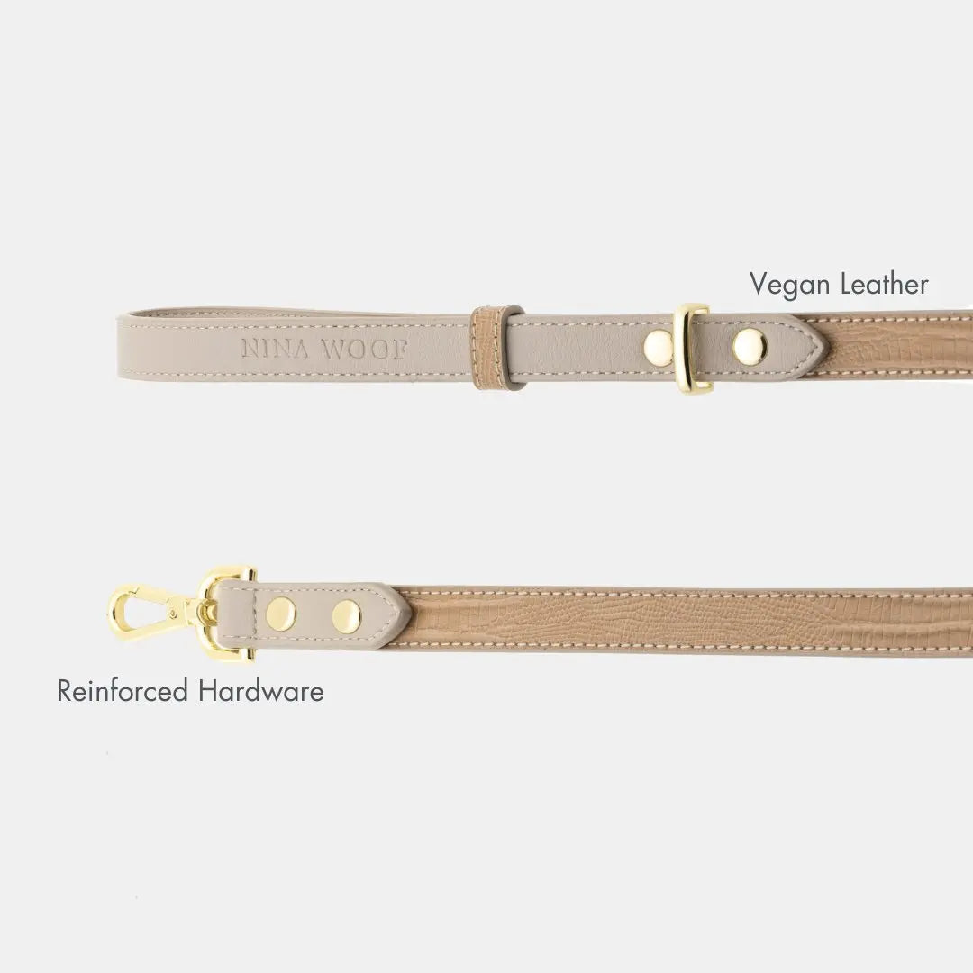 Leash 4ft - Vegan Leather - Milan Nina Woof