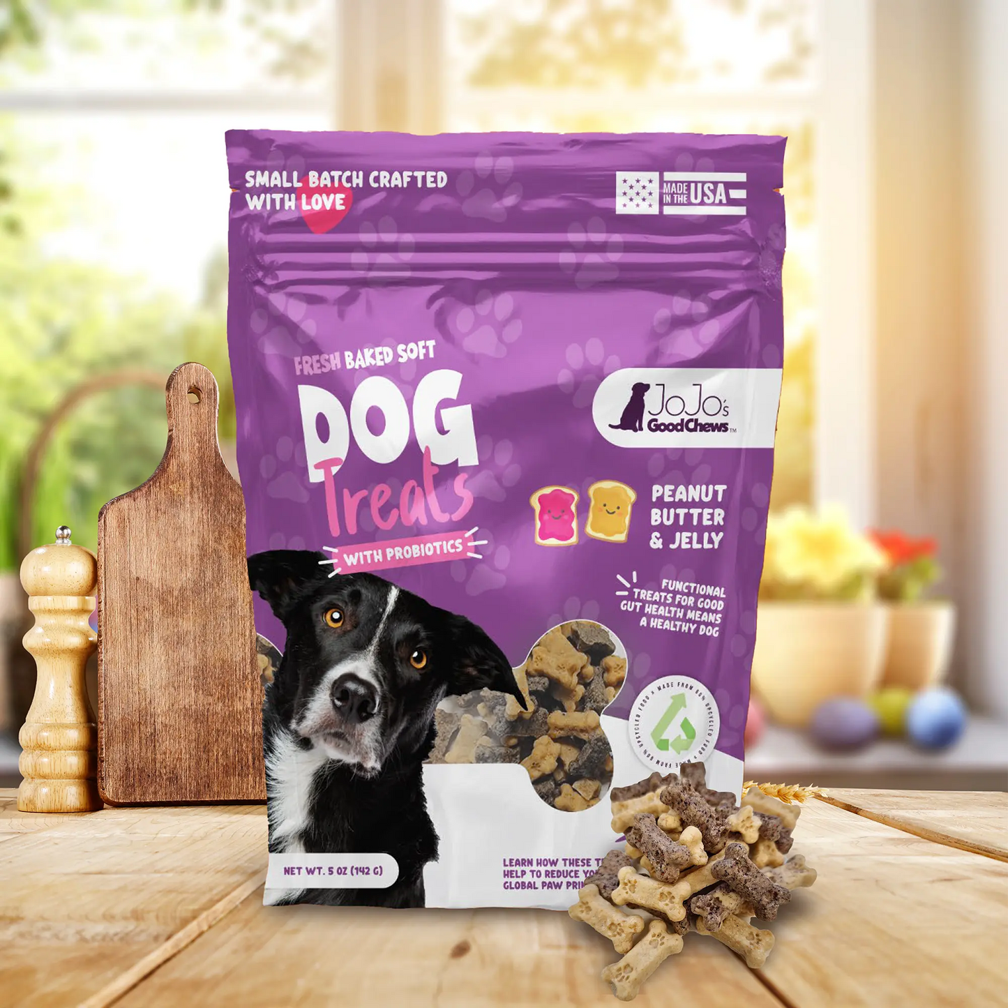 JoJo Good Chews Peanut Butter & Jelly Soft Chew Dog Treats American Pet Supplies