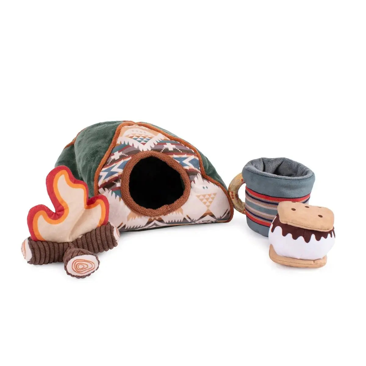 Pendleton Camp Discovery Tent Set Dog Toy-K9 Outdoors