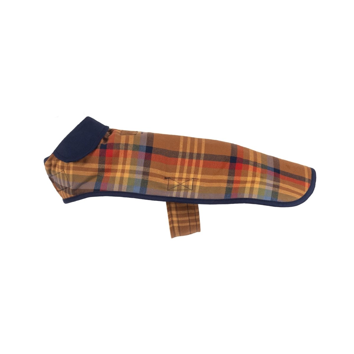 Pendleton Plaid Pet Coat side view on a dog