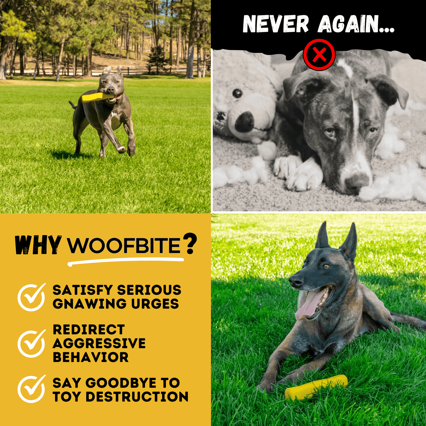 Power Stick Monster K9 Dog Toys