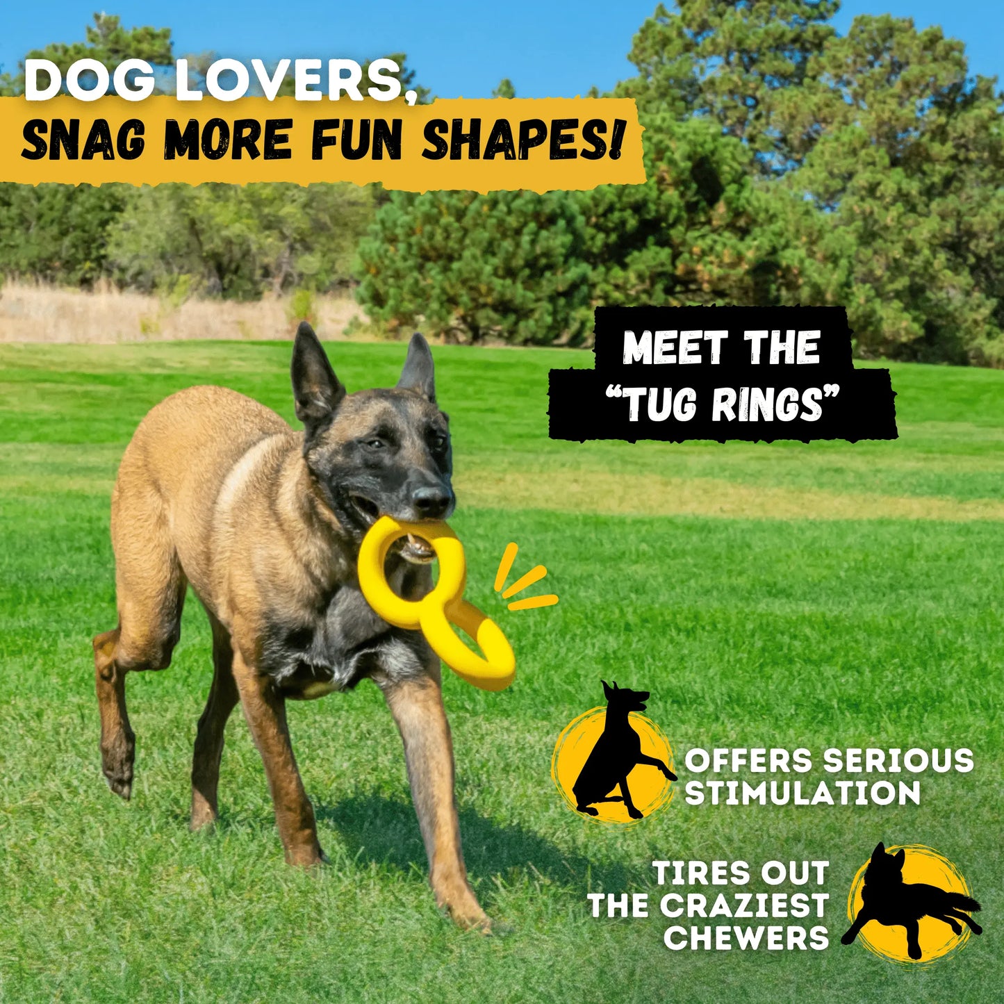 Power Stick Monster K9 Dog Toys