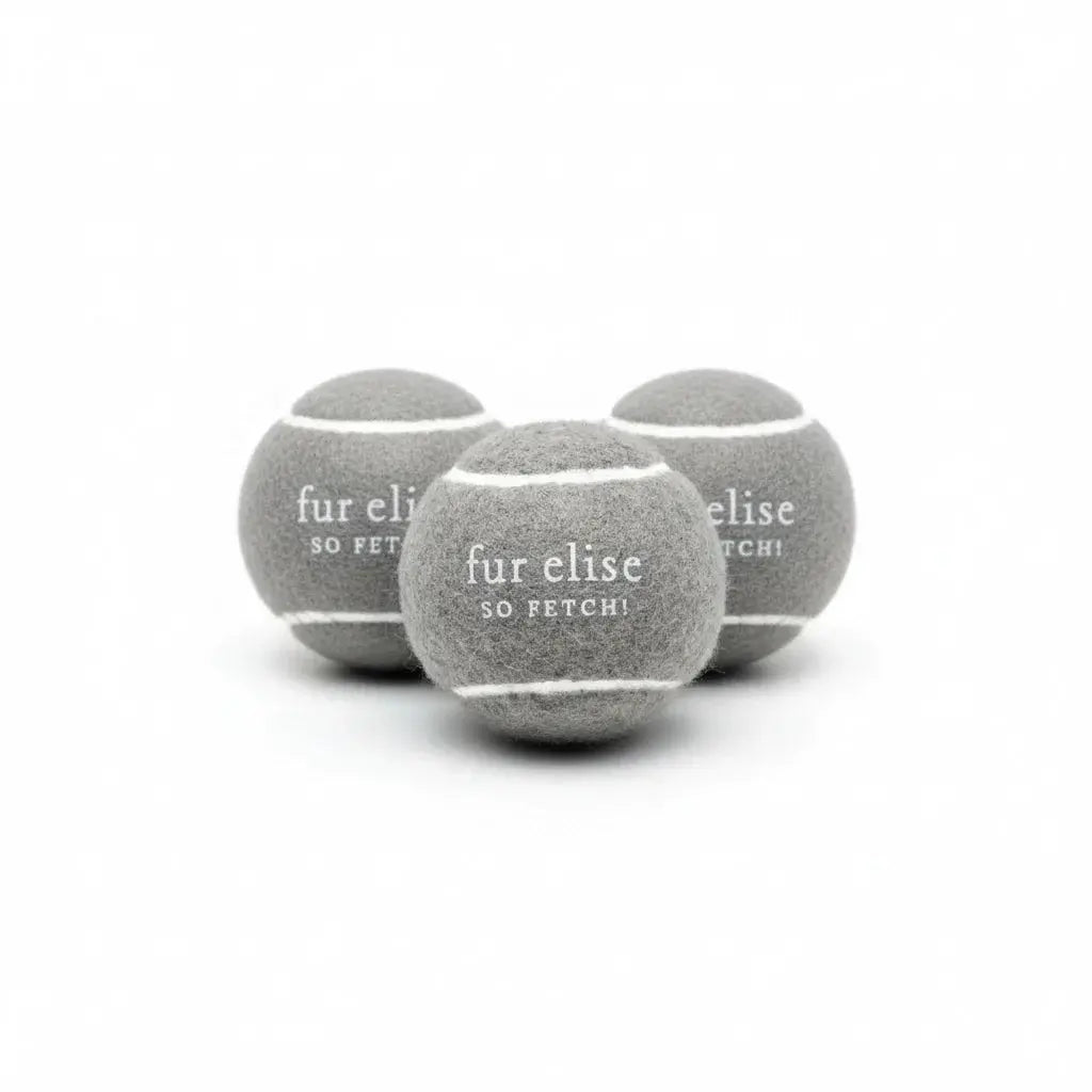 So Fetch! Tennis Ball Pack of 3 - Steel - K9 Outdoors