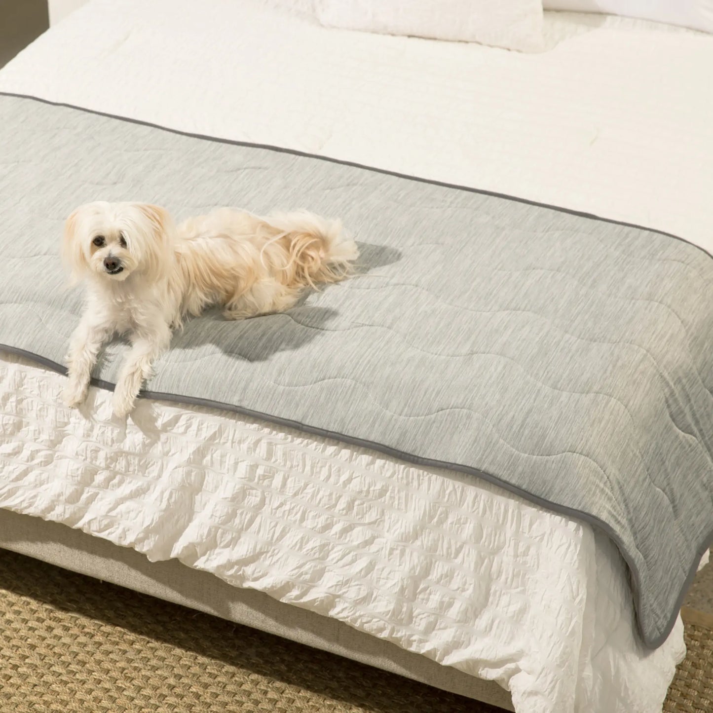 PupChill™ Cooling Waterproof Runner Blanket - Arctic Grey Paw.com