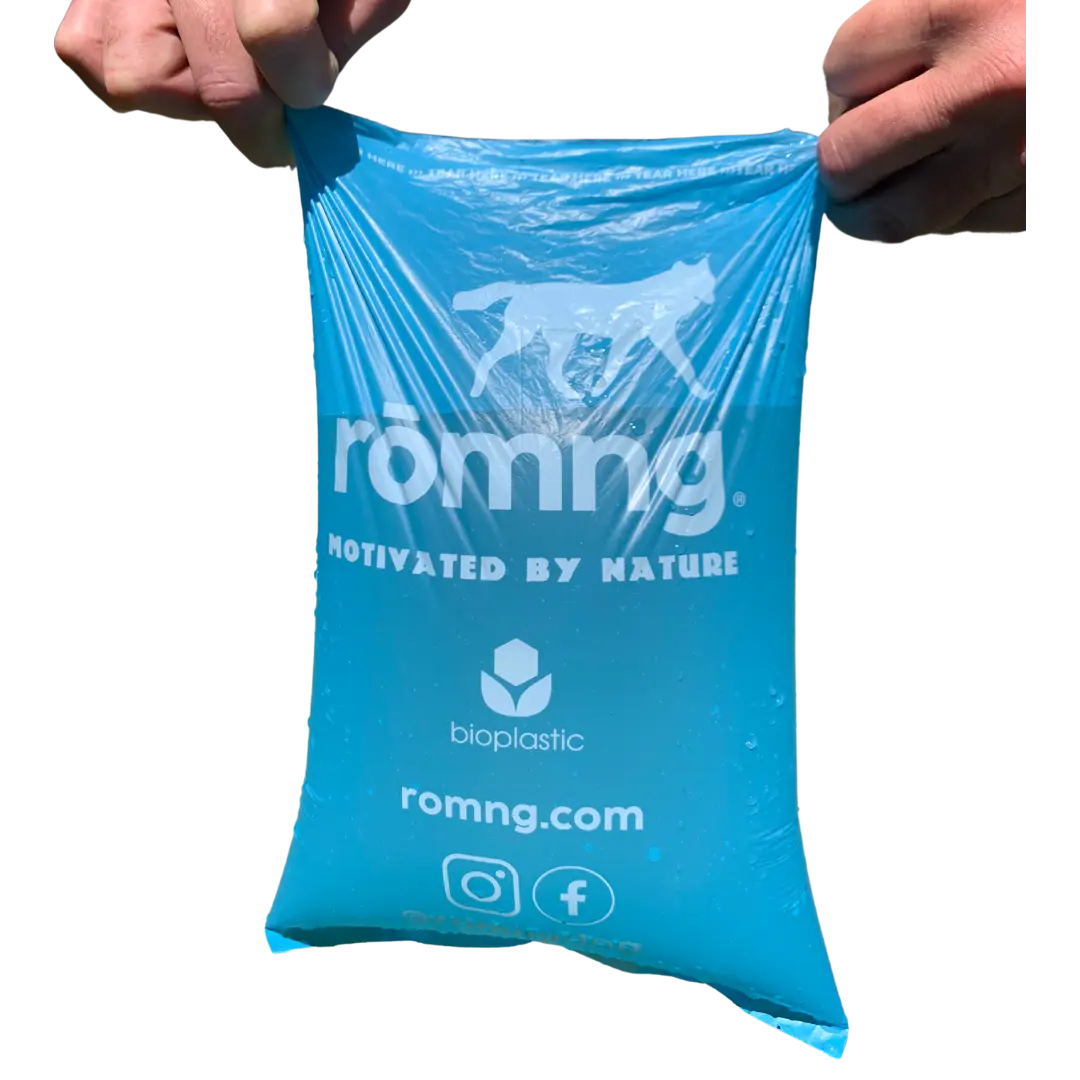 bio-based dog poop bags rōmng