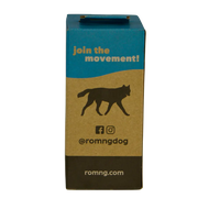 bio-based dog poop bags + bamboo dispenser