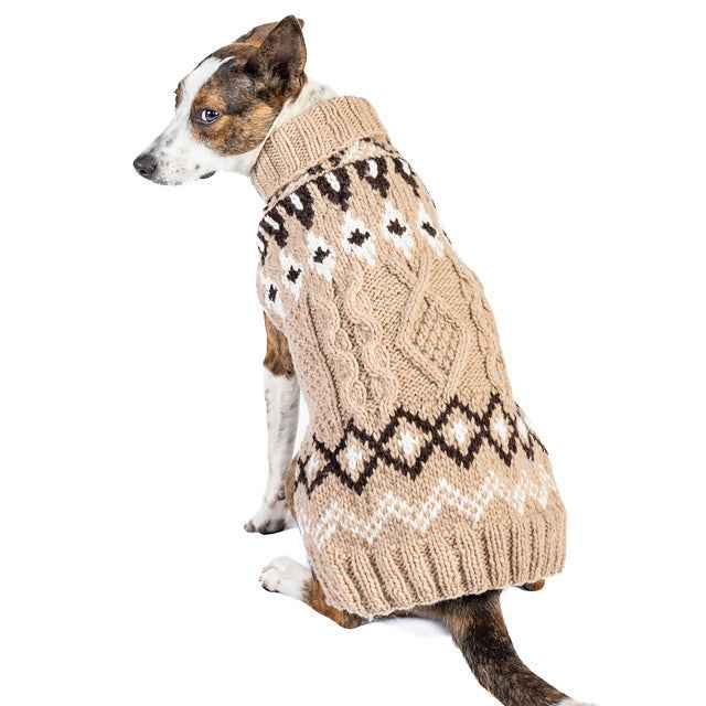 Sandy Cable Knit Dog Sweater
