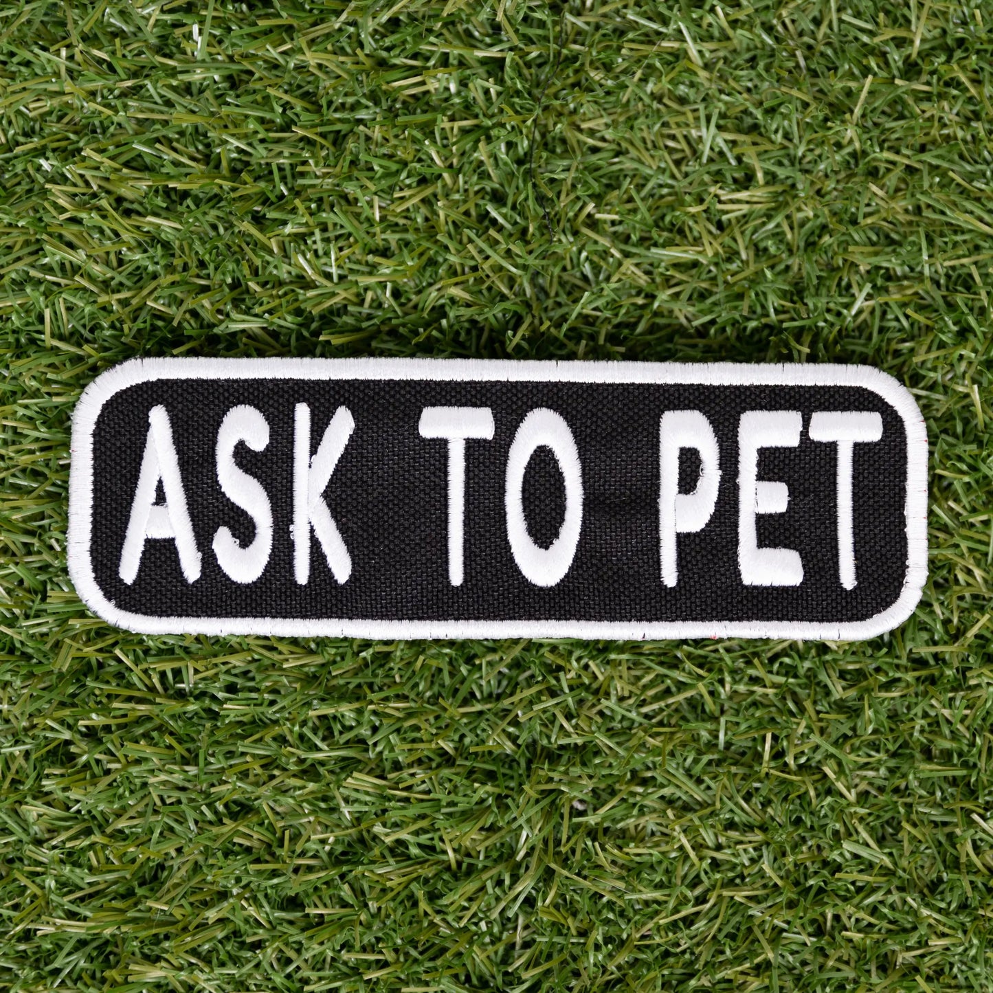 Ask to Pet 2x6 Patch K9 Sport Sack