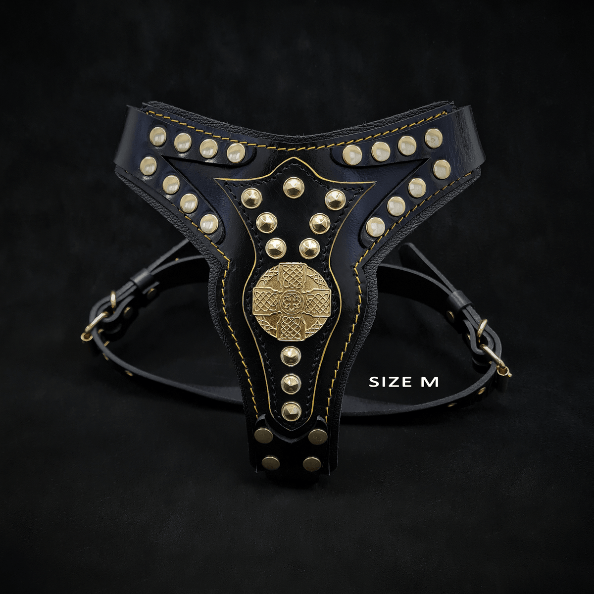 Bestia Maximus V2 Leather Dog Harness