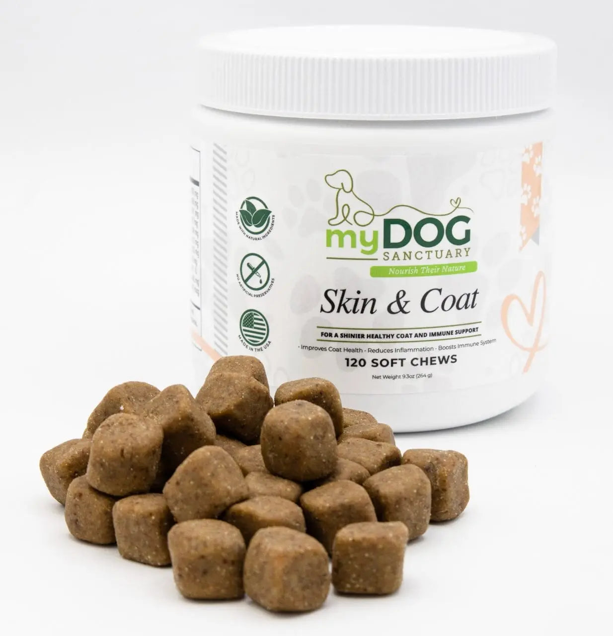 Radiant Refuge Skin & Coat Chews My Dog Sanctuary