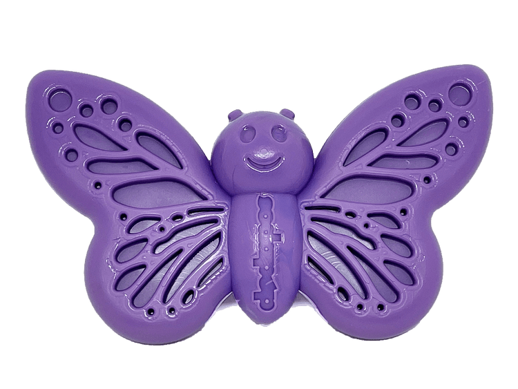 Butterfly Nylon Chew & Enrichment Toy | 2-in-1 for Aggressive Chewers | SodaPup