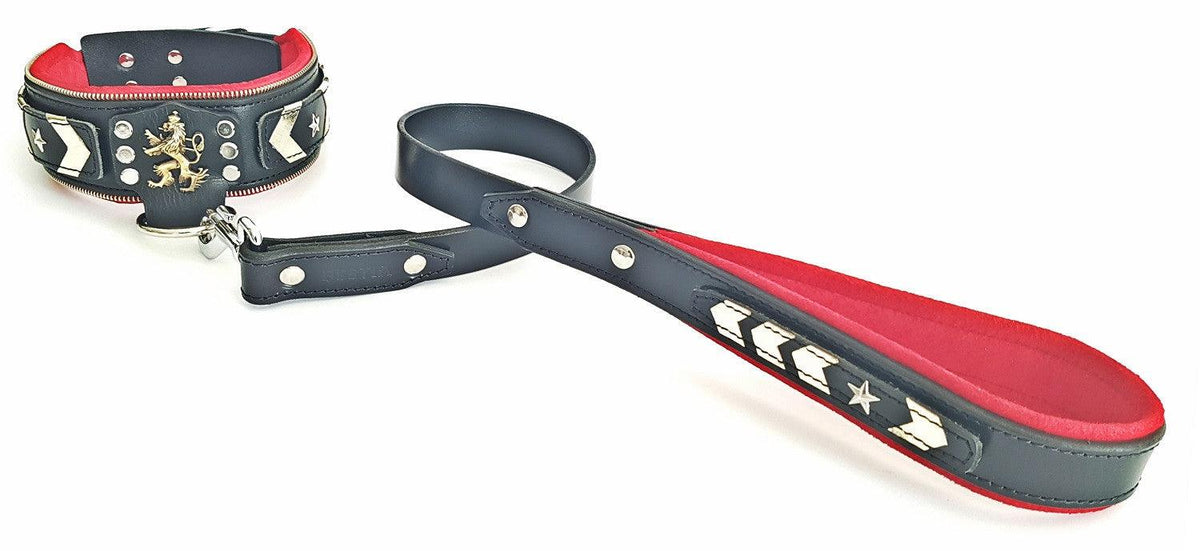 Bestia General Leather Dog Collar – Large Breeds