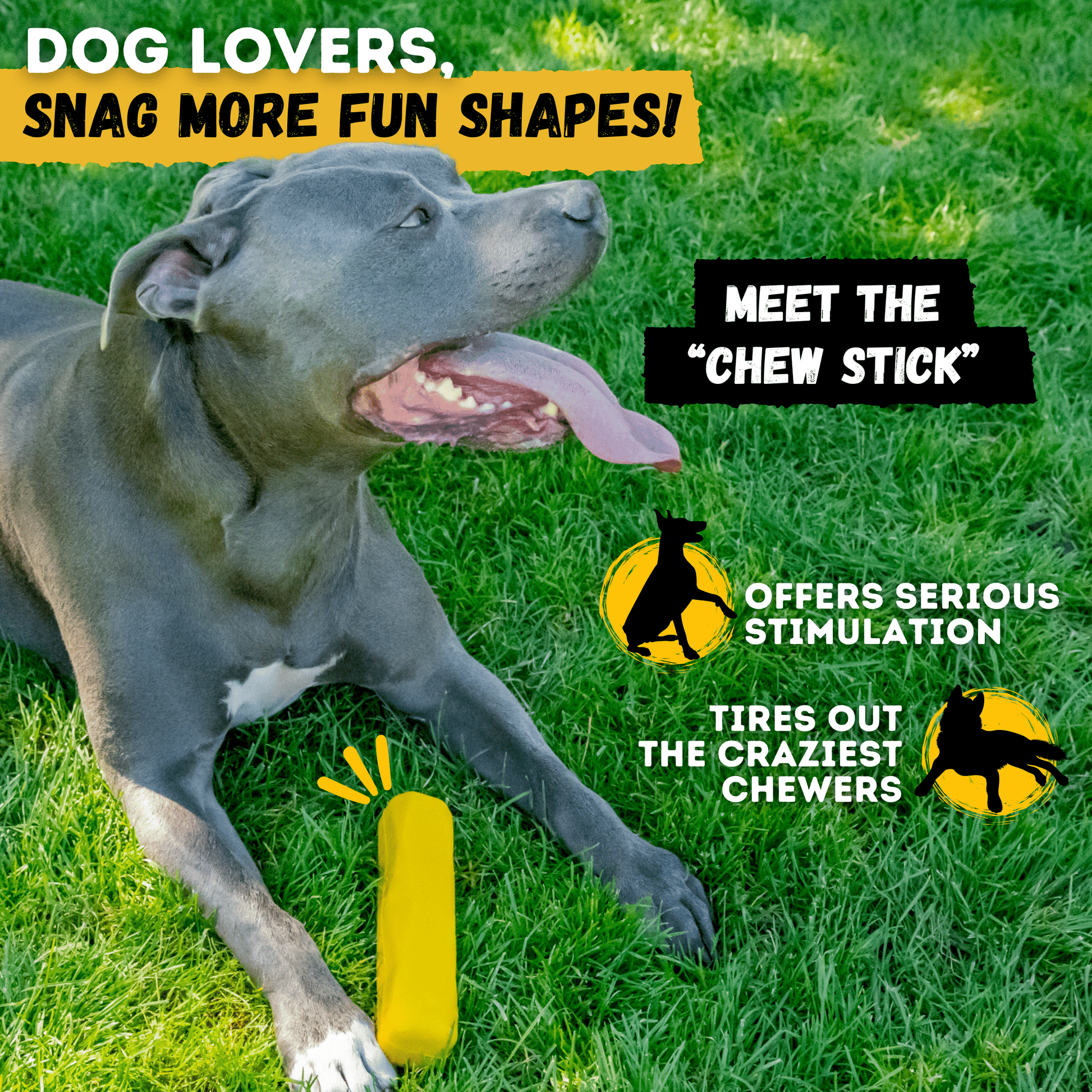 Tug Rings Monster K9 Dog Toys