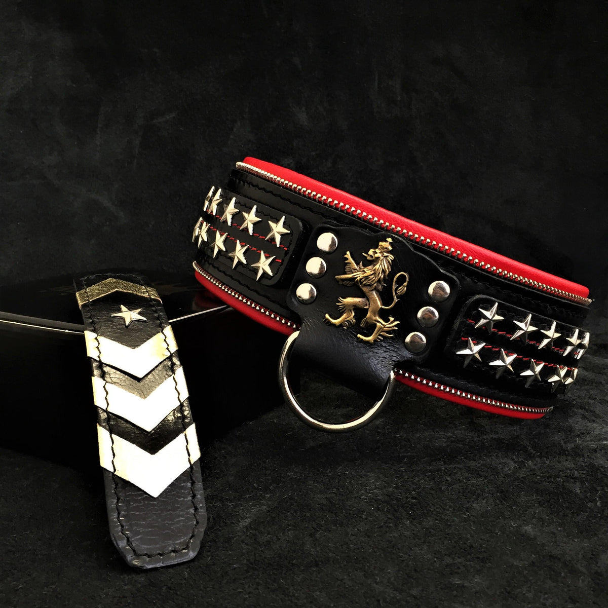 Bestia General Leather Dog Collar – Large Breeds
