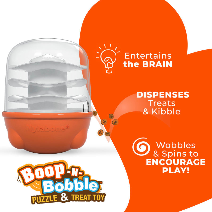 Nylabone Boop-N-Bobble Puzzle Treat Toy