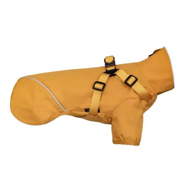 Milou & Lumi Dog Waterproof Reflective Jacket with Harness