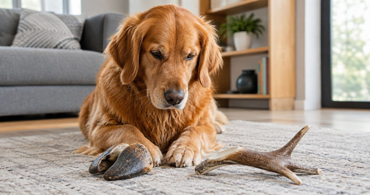 Are cow hooves safer for dogs than deer antlers?