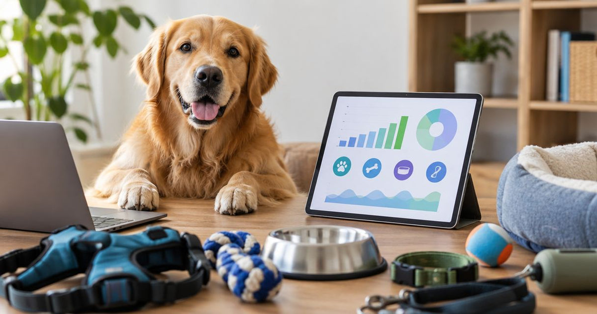 Dog gear search demand benchmarks by category 2026