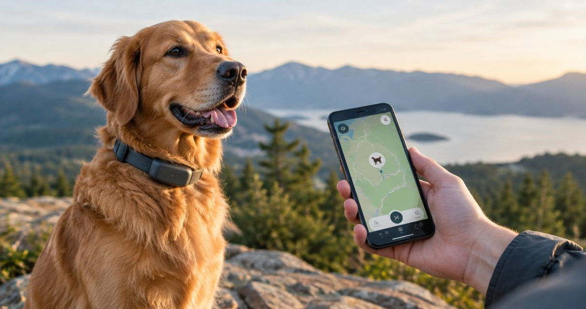 Pairing a GPS dog collar with your phone for real-time tracking