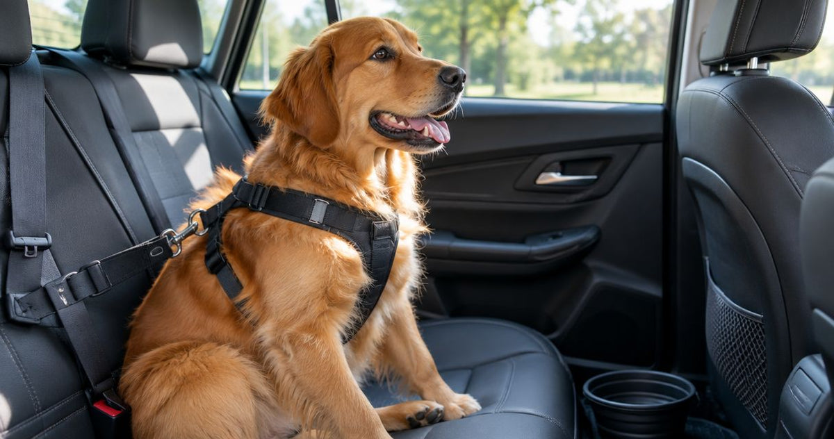 Dog harness to car seatbelt: complete 2026 safe travel setup