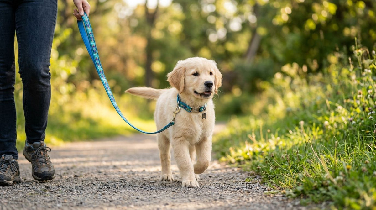 Dog Collar and Leash Set for Puppies Starting Training 2026