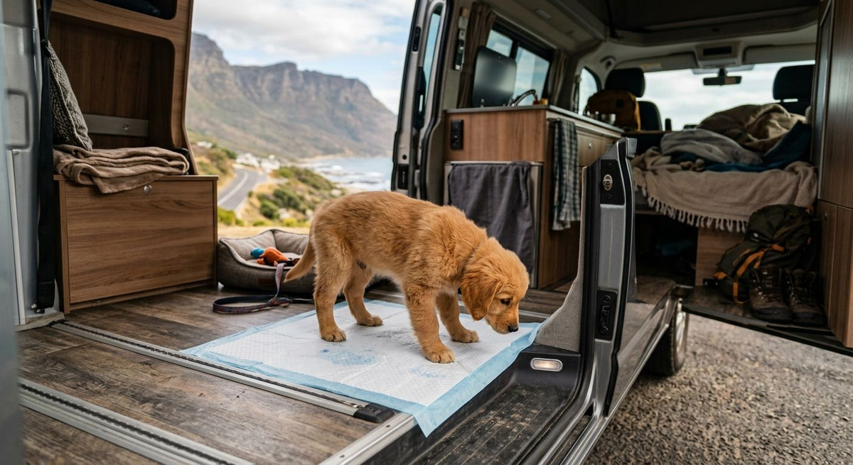 Dog Pee Pads for Van Life: 2026 Road Trip Setup Guide