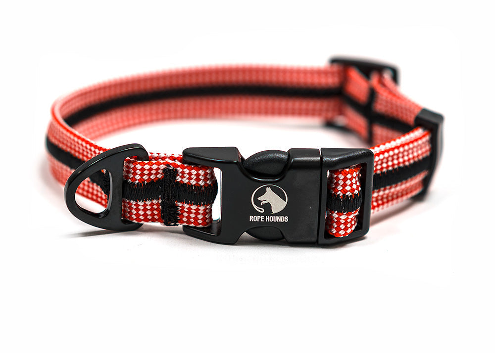 Adventure Dog Collar - Reds/Oranges