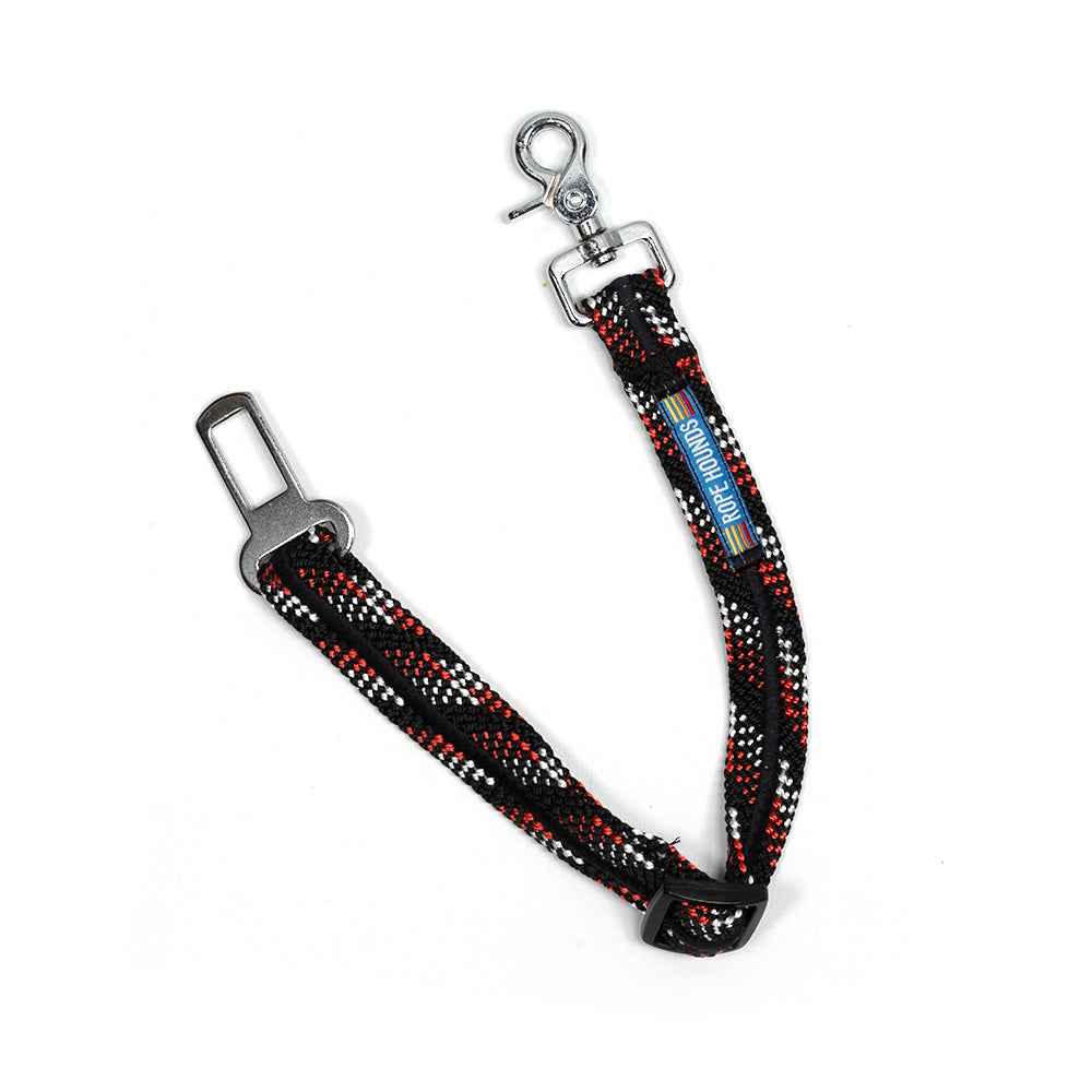 Dog Seat Belt - Reds/Oranges