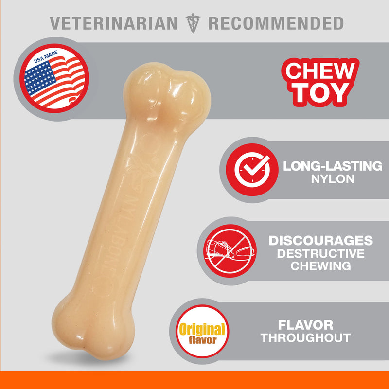 Nylabone Power Chew Dog Toy Original, 1ea/SMall/Regular  Up To 25 Ibs. 1 ct