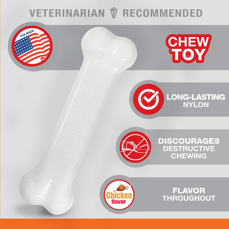 Nylabone Power Chew Dog Toy Chicken, 1ea/SMall/Regular  Up To 25 Ibs. 1 ct
