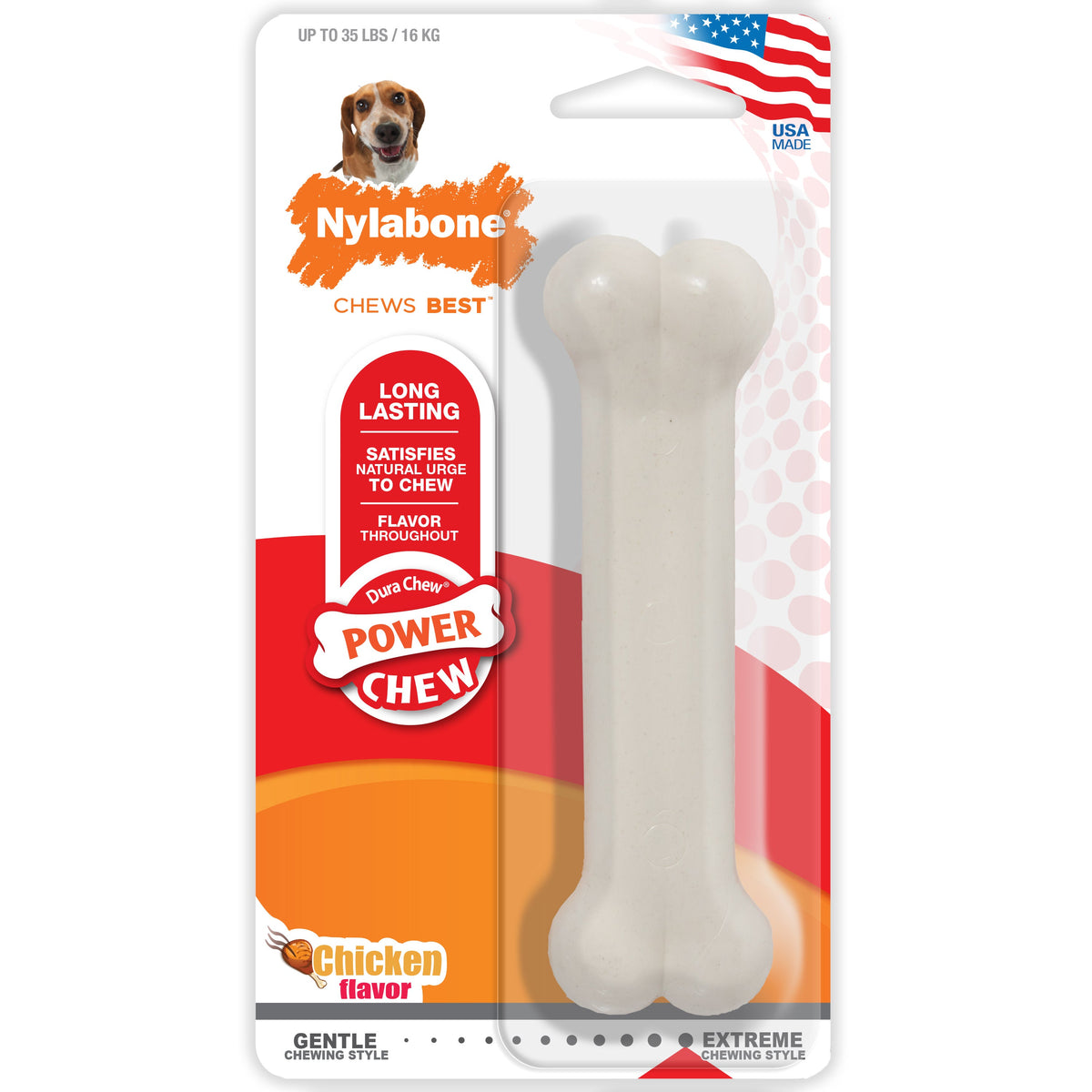 Nylabone DuraChew Chicken Blister Card Wolf