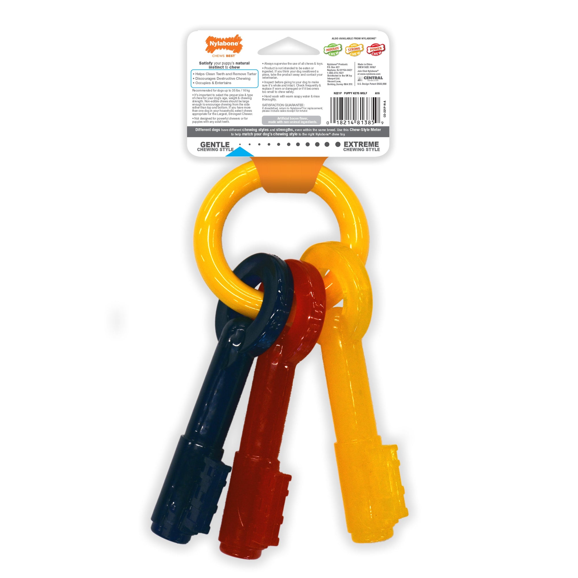 Nylabone Puppy Teething Keys Large