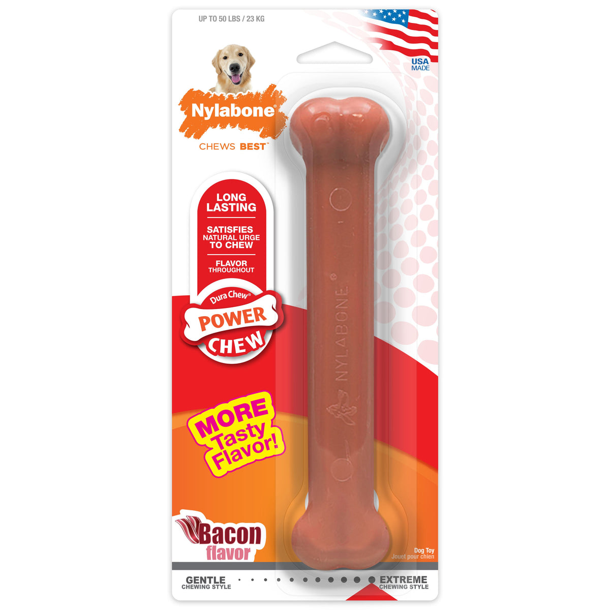 Nylabone DuraChew Bacon Blister Card Giant