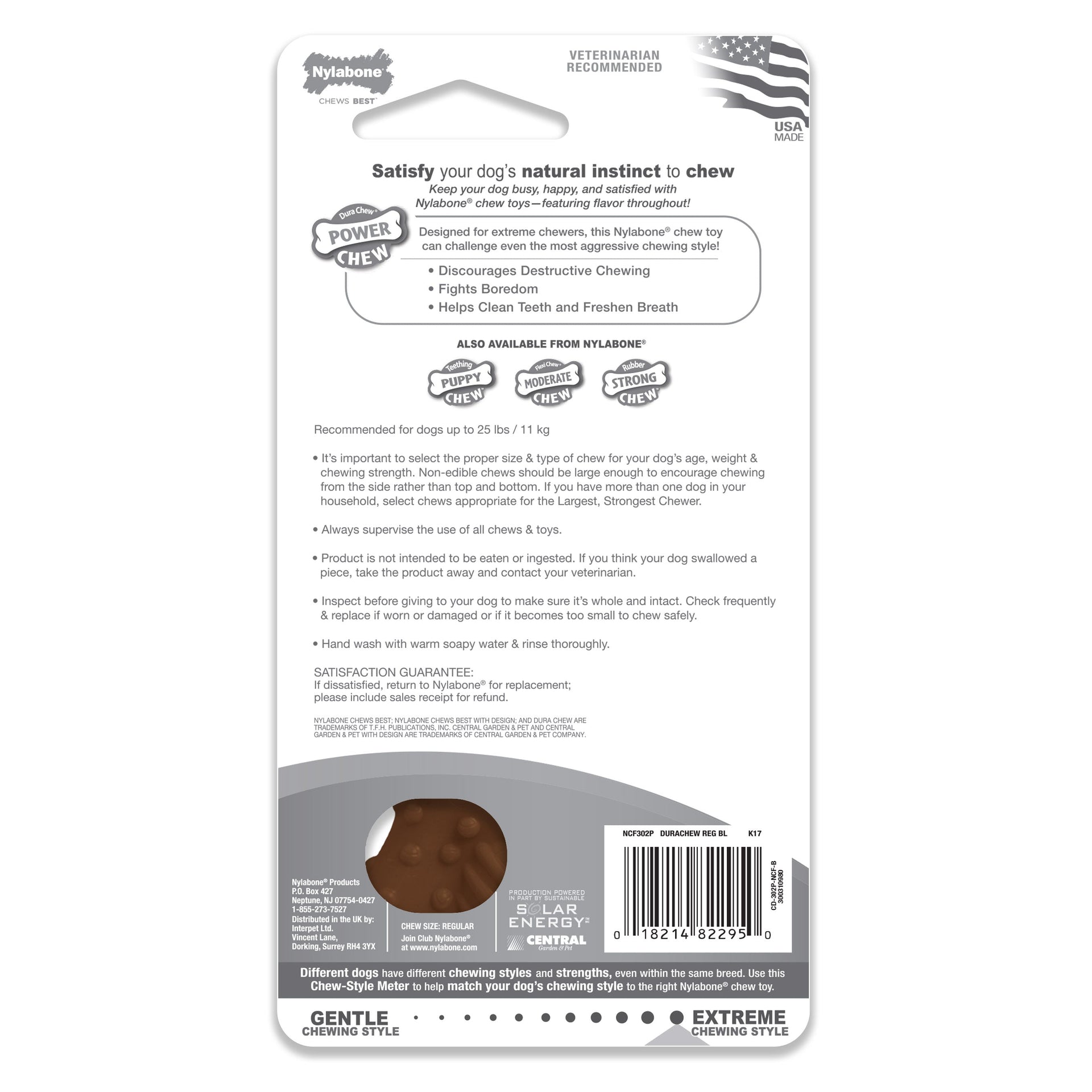 Nylabone DuraChew Textured Chicken Blister Card Regular