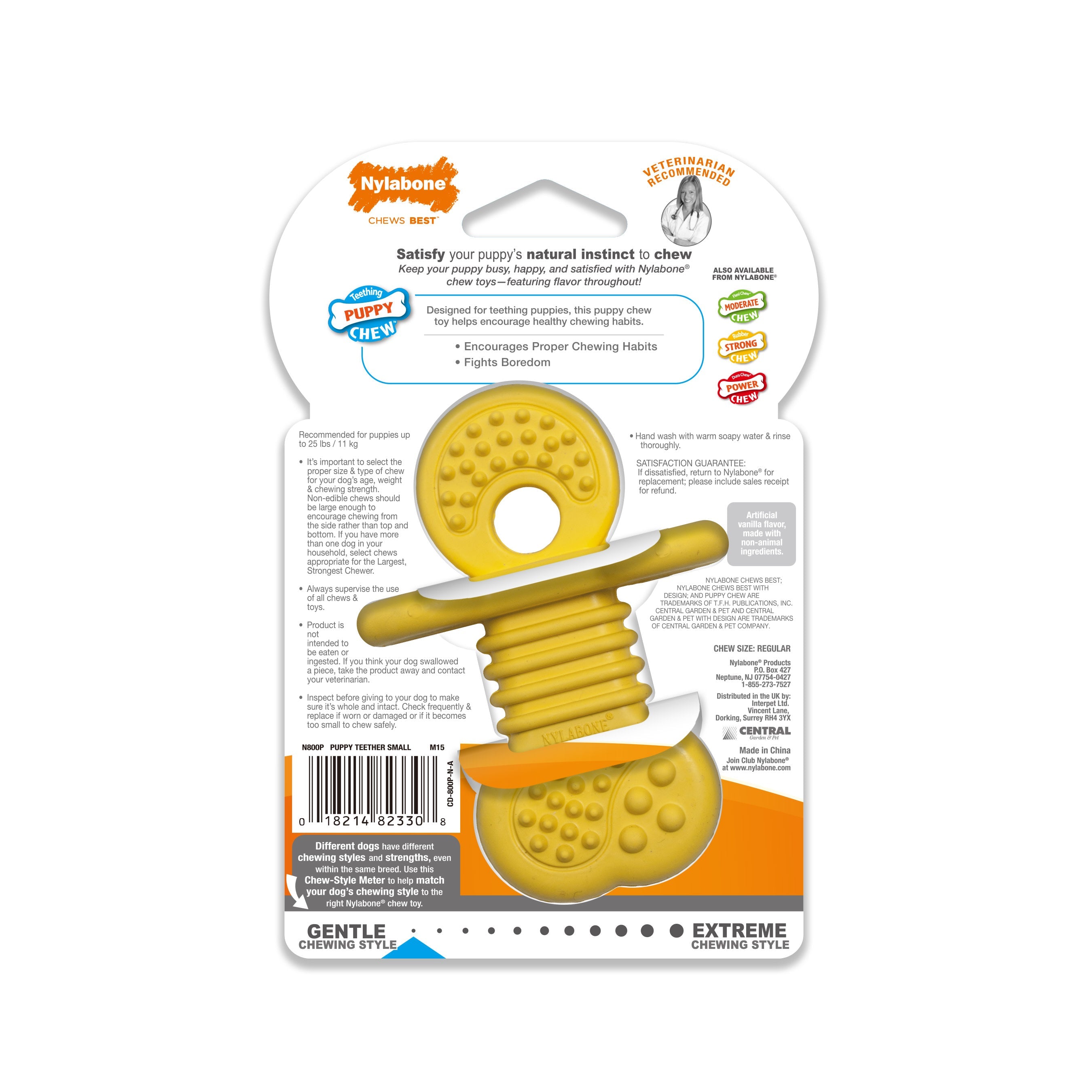 Nylabone Puppy Rubber Teethers Small