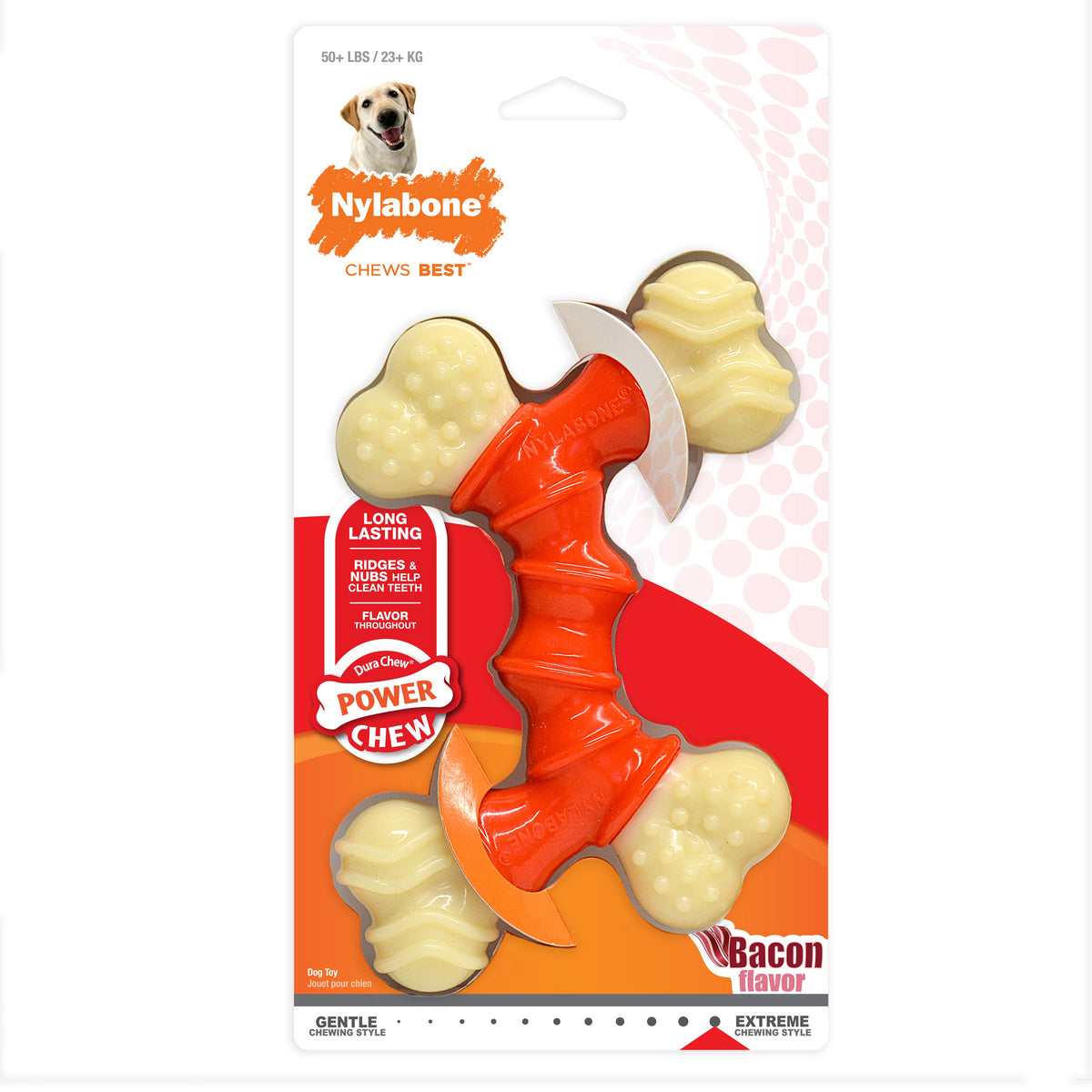 Nylabone DuraChew Double Bended Bone Bacon Souper