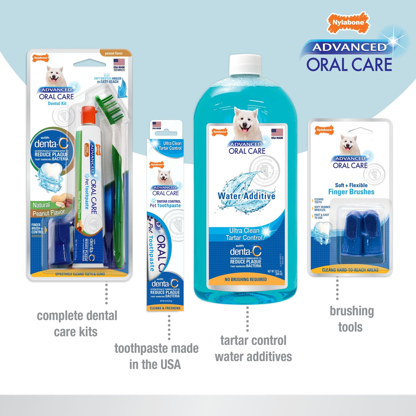 Nylabone Advanced Oral Care Water Additive for Dogs Original, 1ea/16 oz 1 ct