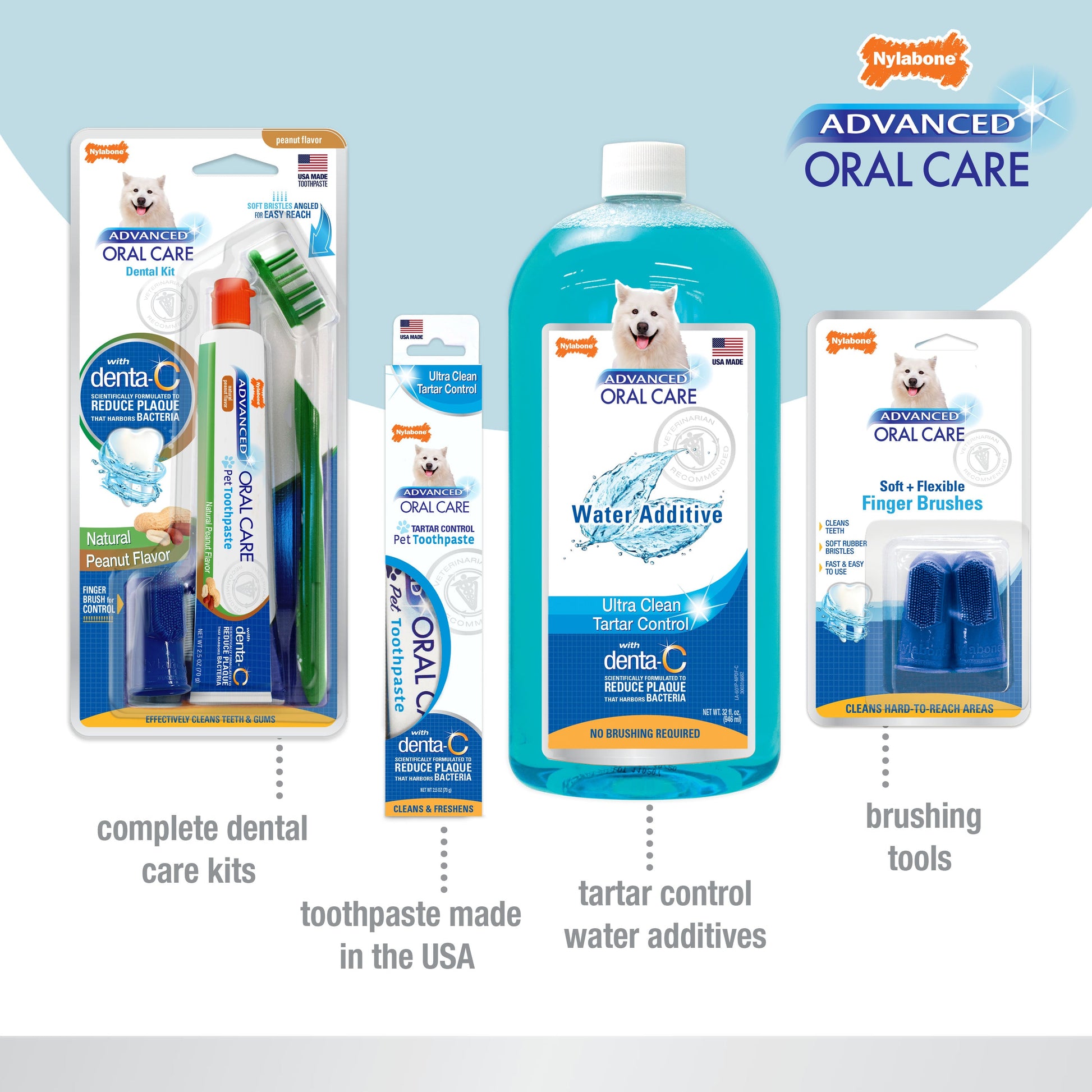 Nylabone Advanced Oral Care Water Additive for Dogs Original, 1ea/16 oz 1 ct