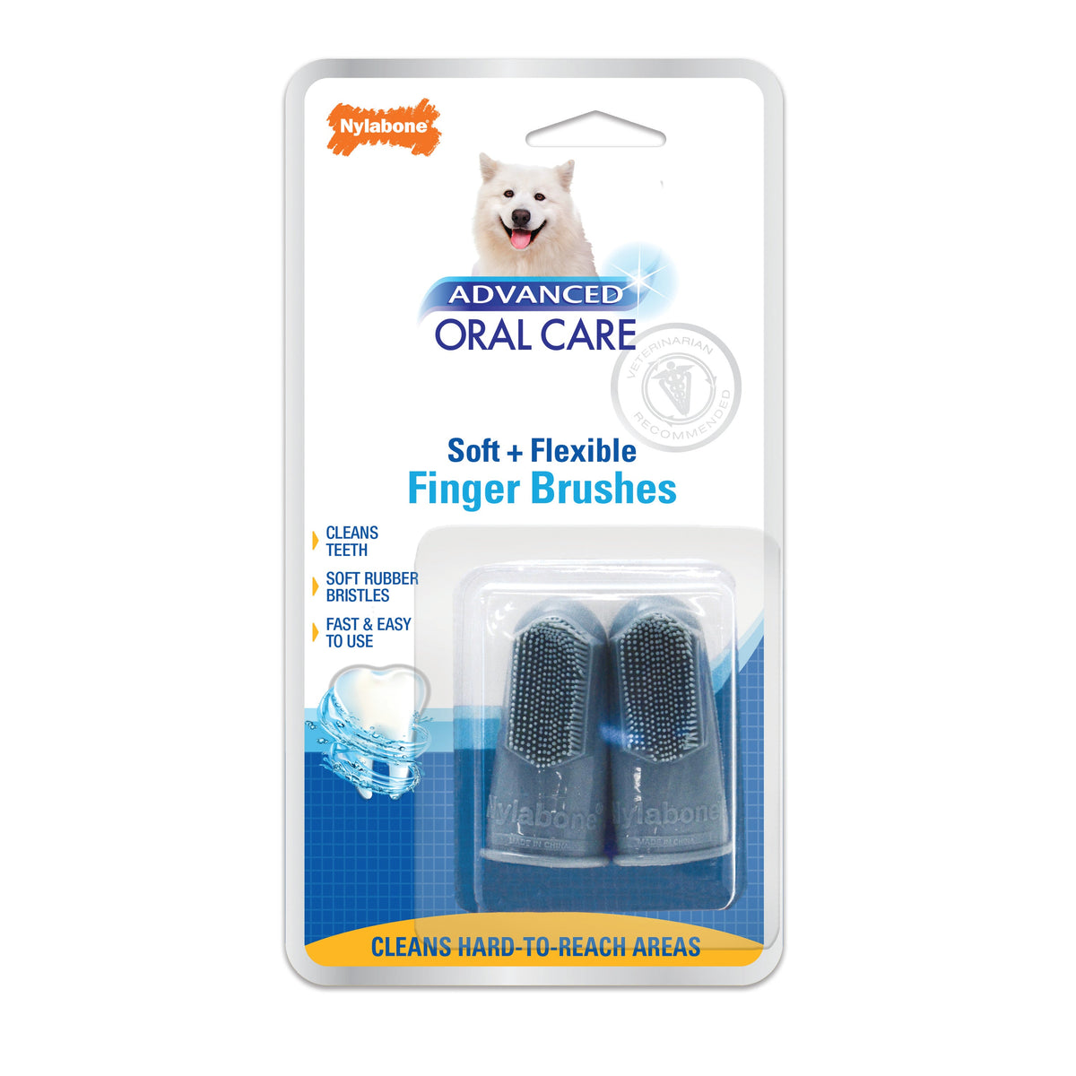 Nylabone Advanced Oral Care Finger Brush 2ct