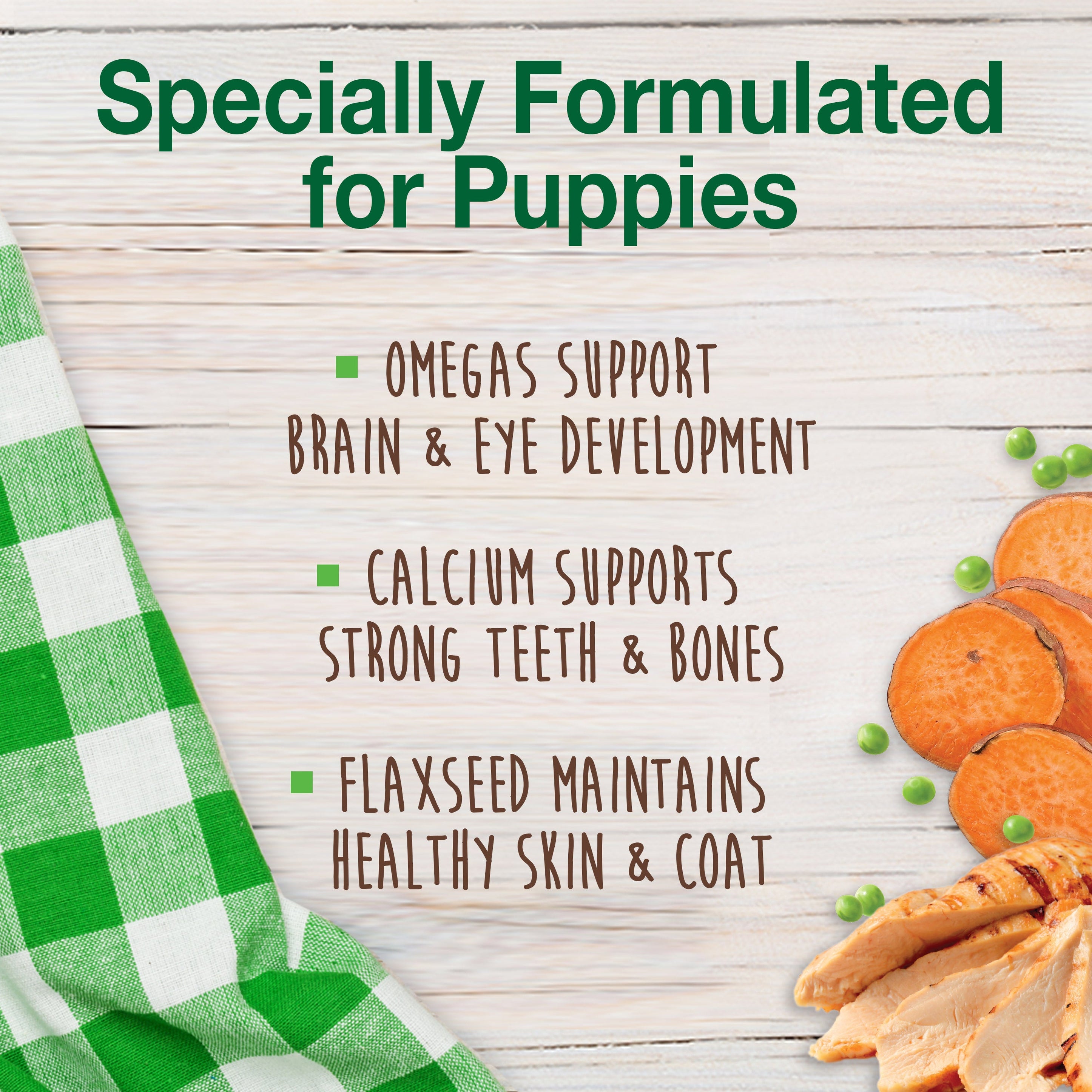 Nylabone Healthy Edibles Puppy Turkey  Sweet Potato Dog Chew Treats Turkey  Sweet Potato, XS/Petite  Up To 15 Lbs. 8 ct