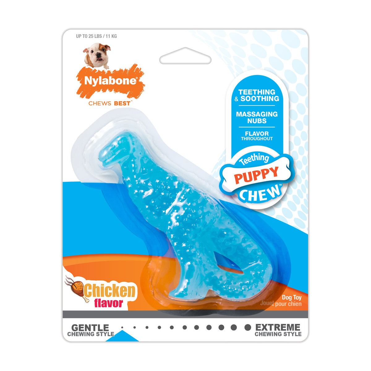 Nylabone Puppy Dino Chicken Flavor Regular